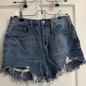 Wild Fable Blue Distressed Jean Shorts